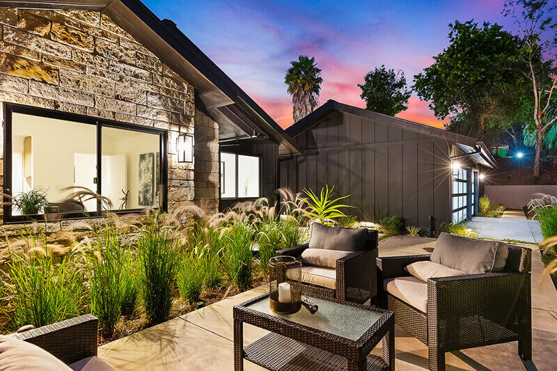 Yard after ShrubHub landscape design transformation