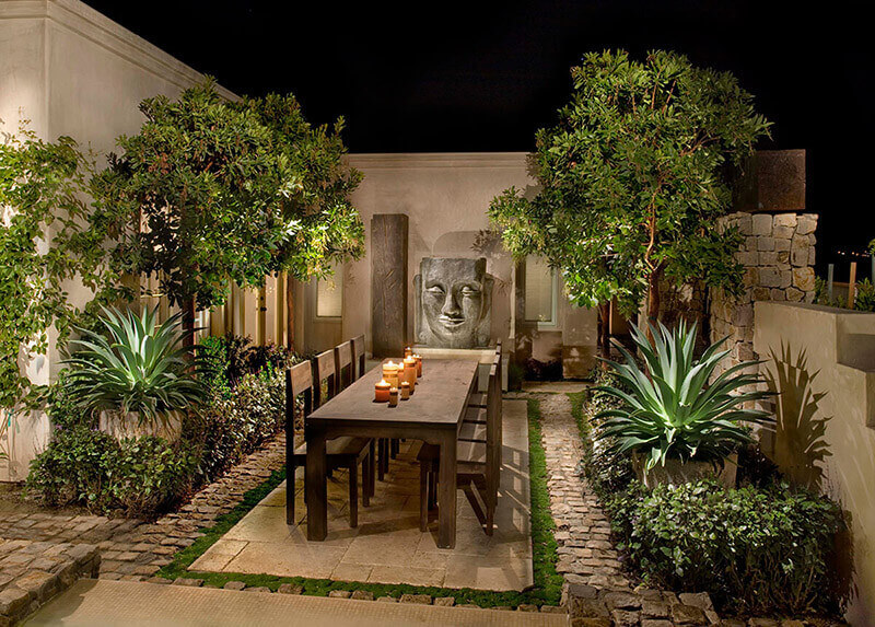 Yard after ShrubHub landscape design transformation