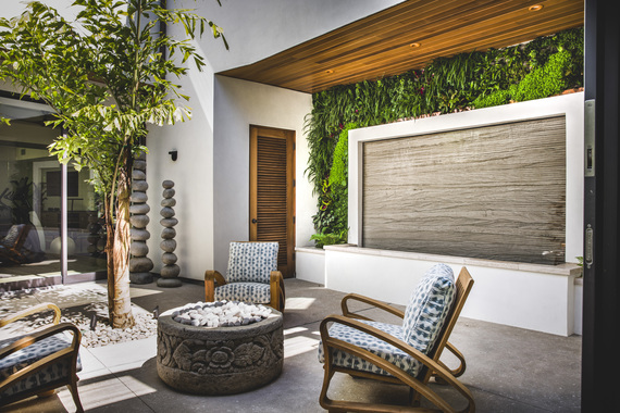 Yard after ShrubHub landscape design transformation