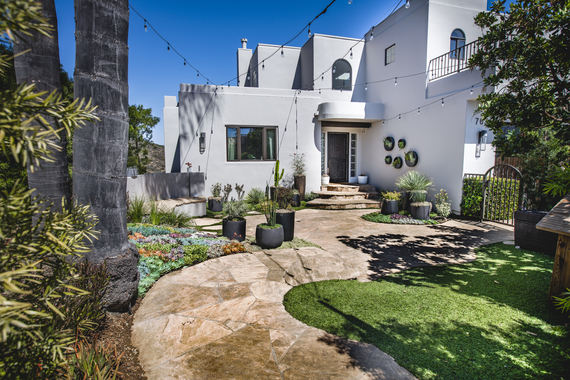 Yard after ShrubHub landscape design transformation