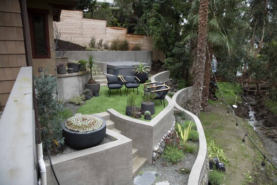 Yard after ShrubHub landscape design transformation