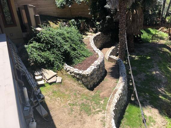 Yard before ShrubHub landscape design