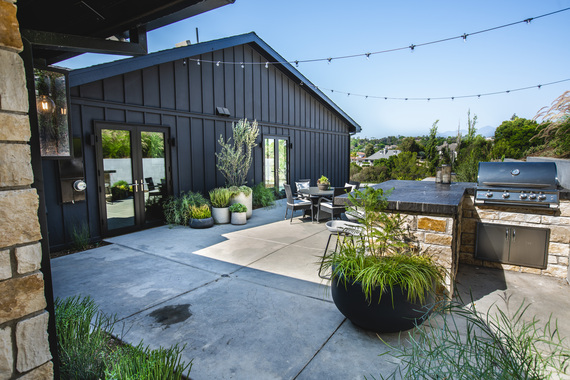 Yard after ShrubHub landscape design transformation