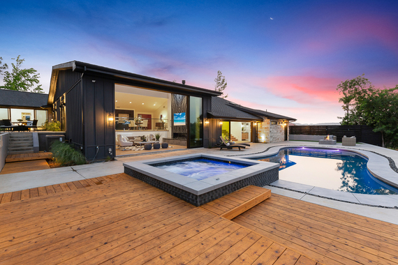 Yard after ShrubHub landscape design transformation