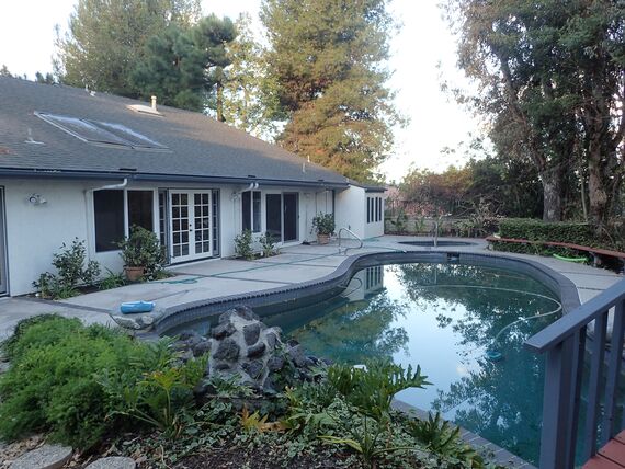 Yard before ShrubHub landscape design